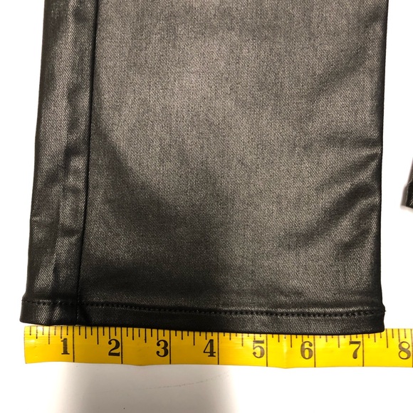 WHBM high rise kick flare coated jeans size 0 - Picture 9 of 13